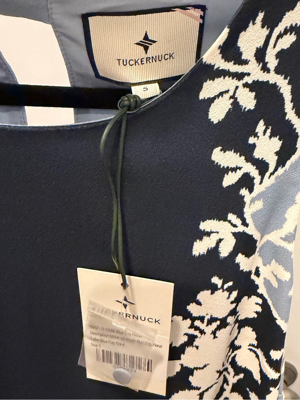 Tuckernuck Blue Fog Portia Floral Maxi Dress - Light Blue & Navy - Picture 5 of 7